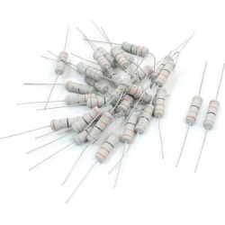 Unique Bargains 2W Power 33 Ohm 5% Tolerance Solder Color Ring Carbon Film Resistor 30Pcs