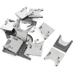 20 Pcs SD Memory Card Sockets Slots Connectors for Digital Camera