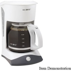 MR. COFFEE SK12 White 12 Cup Switch Coffee Maker