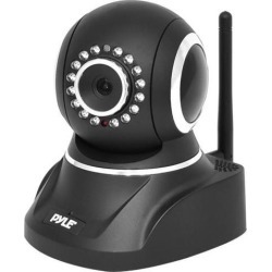 Pyle Indoor Wireless IP Camera, W/ H.264 MJPEG Video, P2P Network, SD Card Reader, Image Capture, Video Recording, Built-in Microphone & Speaker for.