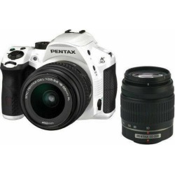 Pentax K-30 DSLR Camera w/18-55mm AL & 50-200mm AL Lens Kit - Crystal White