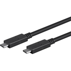 Monoprice Essentials 3.1 USB-C to USB-C Gen 1, 3A, 5 Gbps, 2m (6.6ft), use with Samsung Galaxy S9 S8 Note 8, Pixel, LG V30 G6 G5, Nintendo Switch.
