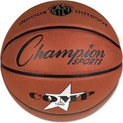 Champion Sports Composite Basketball Official Junior 27.75' Brown SB1040