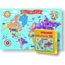 World Jigsaw Puzzle For Kids