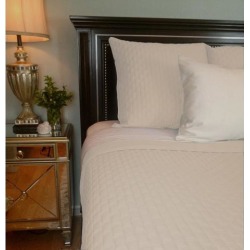 Bedvoyage Home Bedroom Decorative Coverlet - King, Ivory