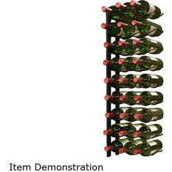 Epicureanist EPWIRE3B 27 Bottle Metal Wine Rack Black