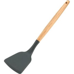 Turner Kitchen Utensil Silicone Cooking Utensils Wood Handle Gadgets for Nonstick Cookware. Kitchen Accessories, Serving Utensils
