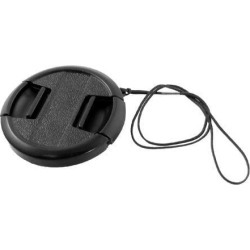 Global Bargains Camera Lens Filters Cap Plastic Clip On Cover Black 52mm