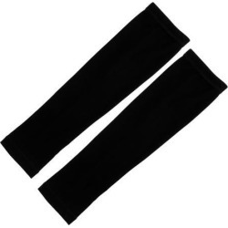 Unisex Golf Basketball Sports Sun Protection Cover Arm Sleeves Black 2XL Pair