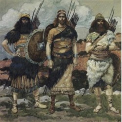 Posterazzi SAL999308 Three of Davids Captains James Tissot 1836-1902 French Jewish Museum New York USA Poster Print - 18 x 24 in.