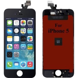 Screen Replacement for iPhone 5 Black LCD Display Touch Screen Digitizer Replacement Full Assembly(iPhone 5, Black) Model A1428/A1429/A1442