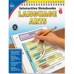 Carson-Dellosa Language Arts Notebook Grade 6 96 Pgs MI 104913
