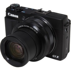 Canon PowerShot G1 X Mark II Black 12.8 MP 24mm Wide Angle Digital Camera