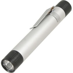 Unique Bargains Outdoor Pocket White LED Aluminum Flashlight Torch New