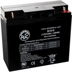 Compaq UPS 242705-001 12V 22Ah UPS Battery - This is an AJC Brand Replacement