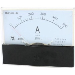Unique Bargains Analog Panel Ammeter Gauge DC 0 - 500A Measuring Range 1.5 Accuracy 44C2