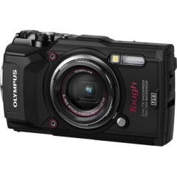 Olympus Tough TG-5, 12 Megapixel, Waterproof, Wide Angle, Compact Camera, Black (V104190BU000)