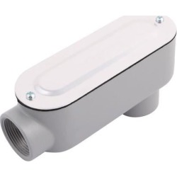 LB-125 LB Conduit Body Die Cast Aluminum Stamped Steel Cover 1-1/4'