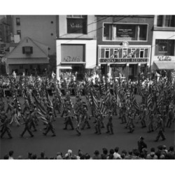 Posterazzi SAL255417853 USA New York State New York City Columbus Day Parade October 12 1949 Poster Print - 18 x 24 in.