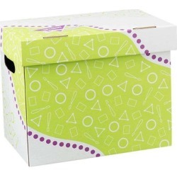 Trend Folder/File Storage Box Letter Sizes 12-1/4'x8'x10-1/4' T7001