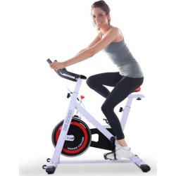 Indoor Cycling Bike Stationary Exercise Bike Cardio Workout Training w/ LCD