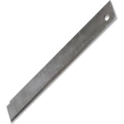 Snap-Off Knife Blade Refill, 3-1/4' Cut, 3/PK, Silver