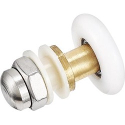 25mm Dia Bathroom Sliding Shower Door Nylon Pulley Roller Wheel