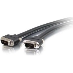 C2G 50211 VGA Cable - Select VGA Video Cable M/M, In-Wall CMG-Rated, Black (3 Feet, 0.91 Meters)