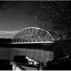 Posterazzi SAL255424694 USA Connecticut Newtown Bridge on Housatonic River Poster Print - 18 x 24 in.