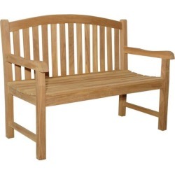 Chelsea Unfinished 2-Seater Curve Back Bench