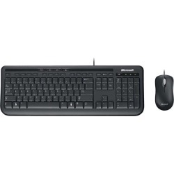 Microsoft APB-00006 Black Wired Keyboard and Mouse Set