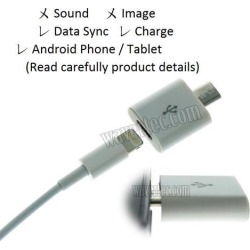 Apple 8 Pin Lightning Female to Micro USB Male Adapter iPhone 6 Plus 5S iPad Mini Air 3 to Samsung Galaxy S6 Edge Plus S5 Note 5 4 3 LTE Galaxy Tab S