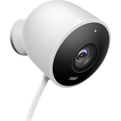 Google Nest Cam Outdoor - 2 Pack - 1080p IP Wi-Fi Camera - White (NC2400EF)