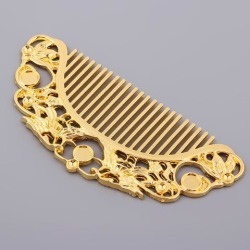 DIY Blank Hair Clips Side Comb 6mm Cabochon Jewelry Hair Accessory Golden