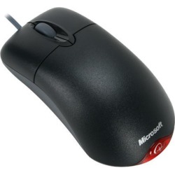 Microsoft D66-00044 Black 3 Buttons 1 x Wheel USB or PS/2 Optical Optical Wheel Mouse IO1.0