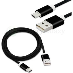 50X Micro USB 6FT Braided USB A to B Charger Data Cable Cord (U2A1-MCB-01BLK)