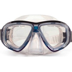 6.25' Malibu Blue and Clear Pro Adult Mask Swimming Pool Accessory