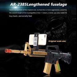 AR-2385 ABS Material Smart Bluetooth V4.2 Handle Controllers AR Gun Toy for Games, Support iOS & Android Smartphones (Gold)