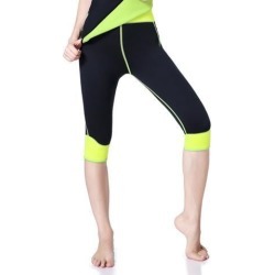 Weight Loss Neoprene Hot Sauna Workout Thermo Pants Capris Body Shaper M