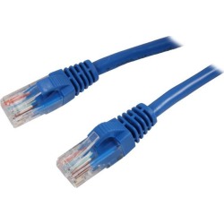 C2G 22012 Cat5e Cable - Snagless Unshielded Ethernet Network Patch Cable, Blue (15 Feet, 4.57 Meters)