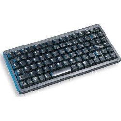 CHERRY Compact-Keyboard G84-4100 G84-4100LCMEU-2 Black Wired Keyboard