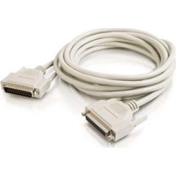 C2G 02661 DB25 M/F Serial RS232 Extension Cable, Beige (35 Feet, 10.66 Meters)