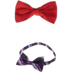 2pcs Gentlemen's Tuxedo Bow Tie Bowtie Necktie for Men E