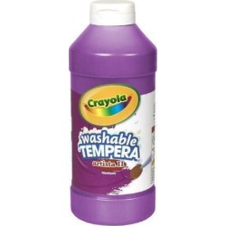 Crayola All-Purpose Artista Tempera Paint Nontoxic 16oz. Violet 543115040