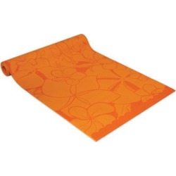 Wailana Plumeria Yogi Mat Orange