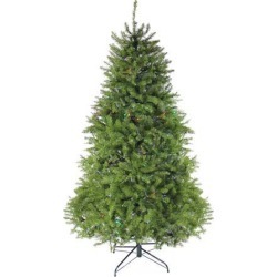 6.5' Pre-Lit Northern Pine Full Artificial Christmas Tree - Multi-Color LED Lights