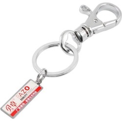 Unique Bargains Unique Bargains Revolving Trigger Clasp Keyring Key Chain Silver Tone