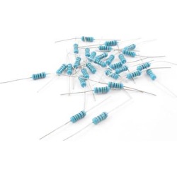 30 Pcs 1W 1% Tolerance 75 Ohm Flameproof Axial Flameproof Metal Film Resistor