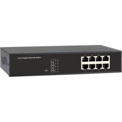 Black Box LGB408A-R2 8-Port Gigabit Ethernet Switch Unmanaged Sw