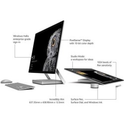 Microsoft All-in-One Computer Surface Studio 45U-00001 Intel Core i7 6th Gen 6820HQ (2.70 GHz) 32 GB DDR4 2 TB HDD 28' Touchscreen Windows 10 Pro.